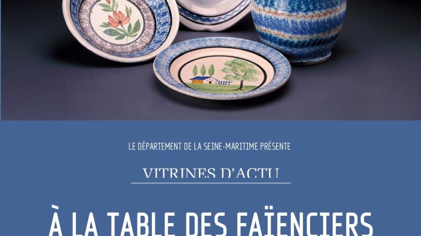 Affiche A la table des faïenciers