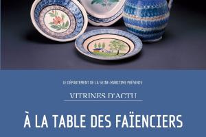 Affiche A la table des faïenciers