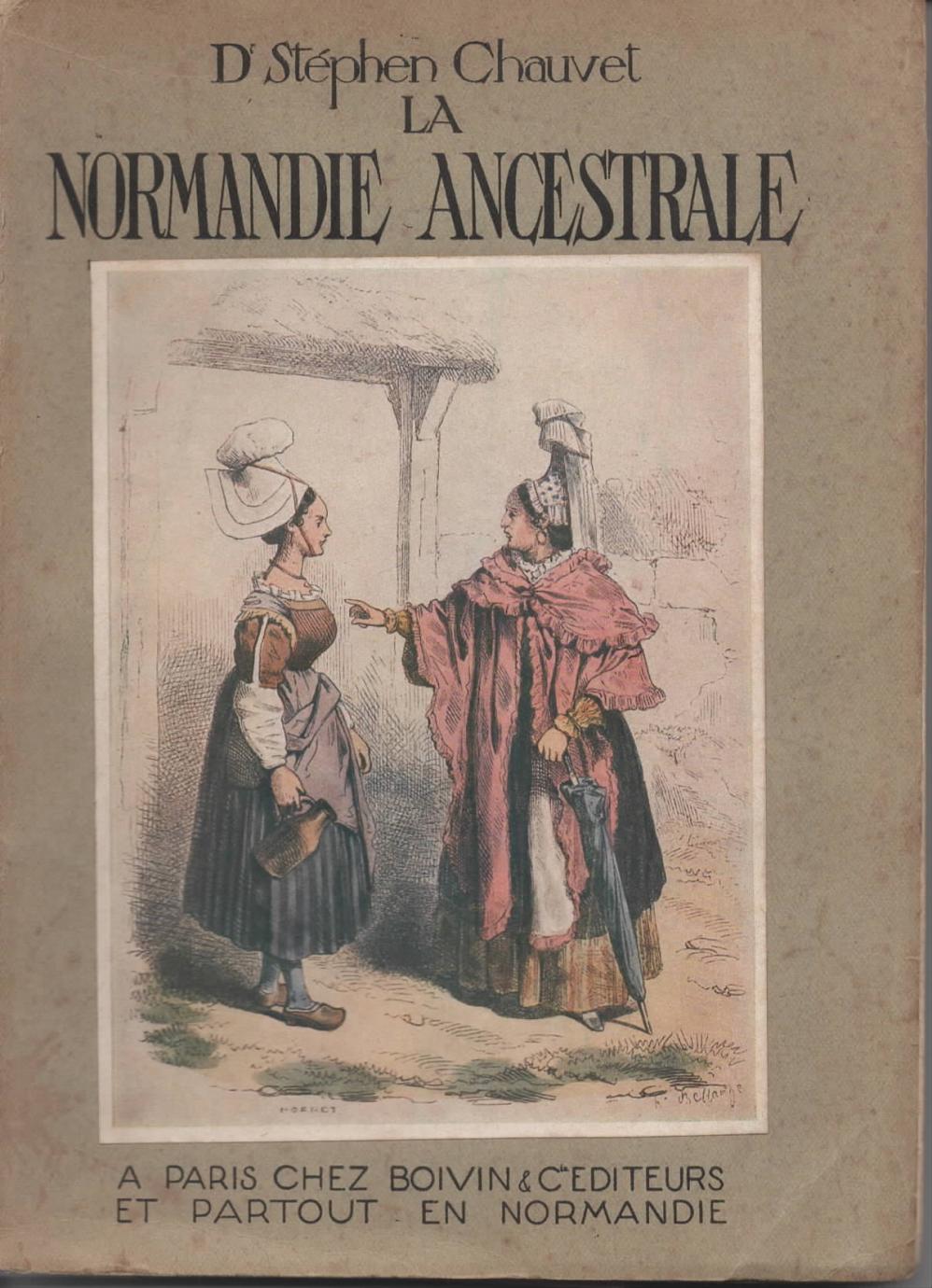 Couverture de la 1e édition de la Normandie Ancestrale - 1921