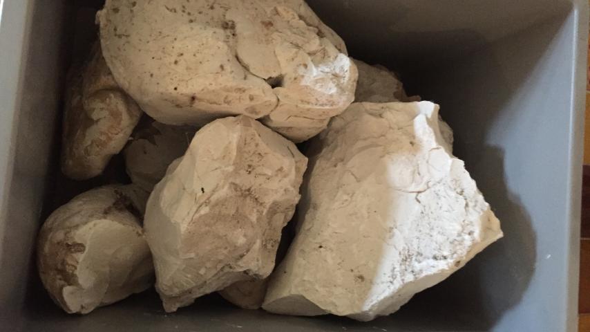 kaolin des Pieux provenant de l'atelier alphonse Hamel à Néhou.