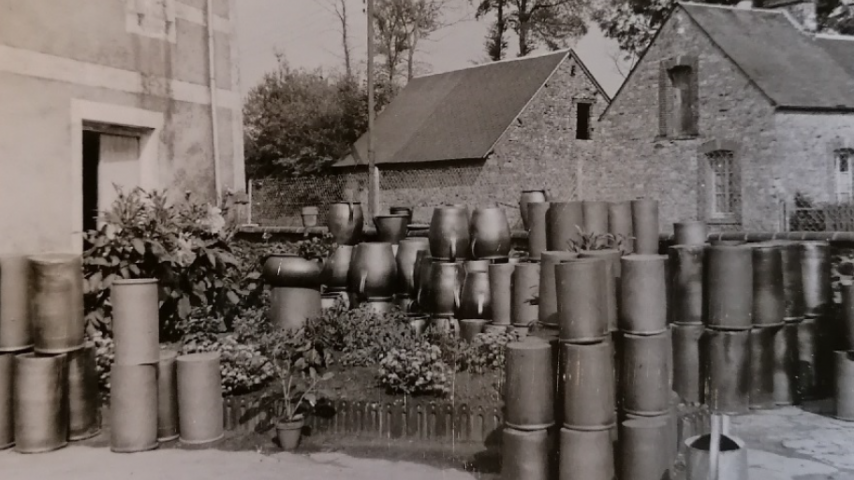 La poterie Plaisance à Noron en 1945